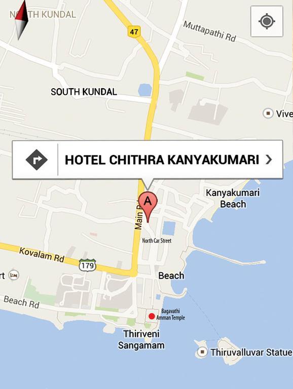 Hotel Chithra Каньякумарі Екстер'єр фото